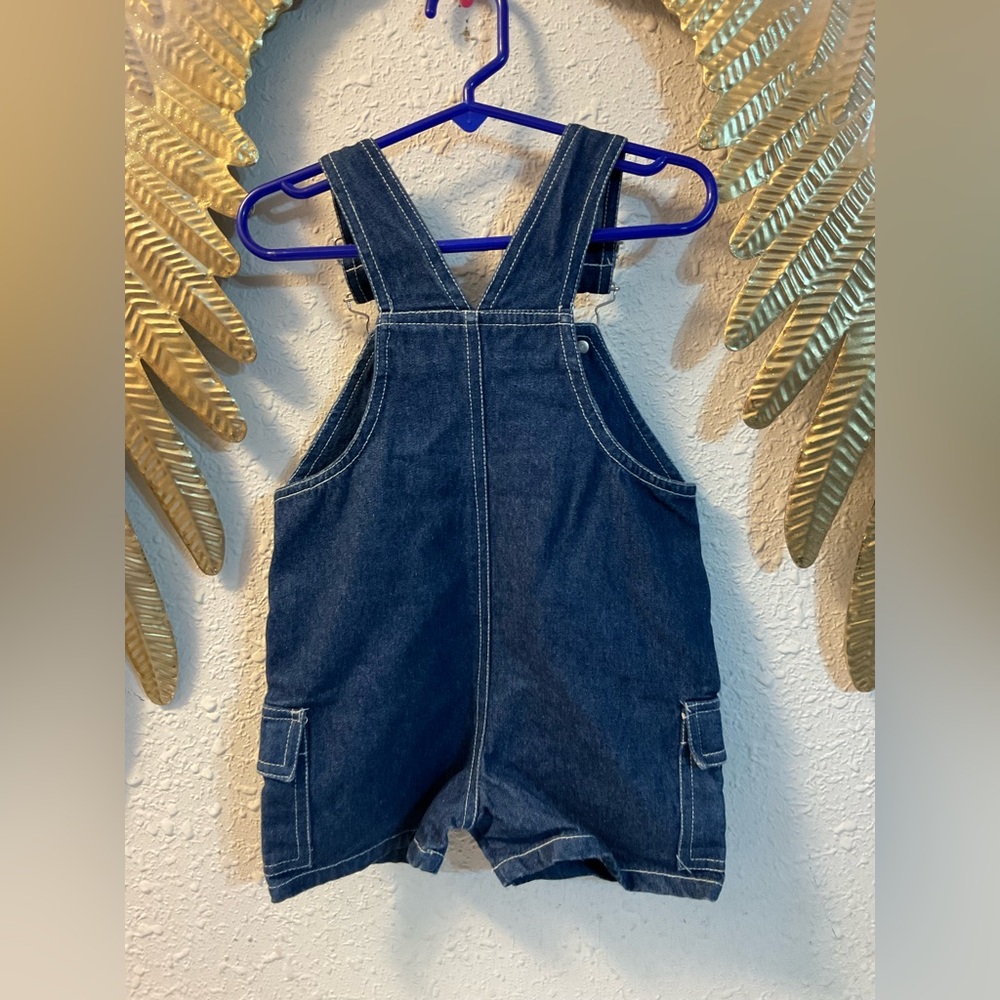 Fishing Jean Shorts Overalls 24 months - Picture 4 of 5